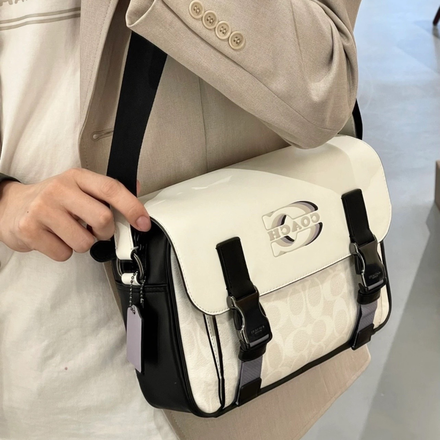 Túi Coach Track 27 ‘White’ CJ668-QBCAH - Ảnh 3