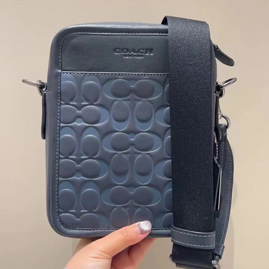 Alternative view of Túi Coach Sullivan Crossbody ‘Black Navy’ CJ670-QBVRN