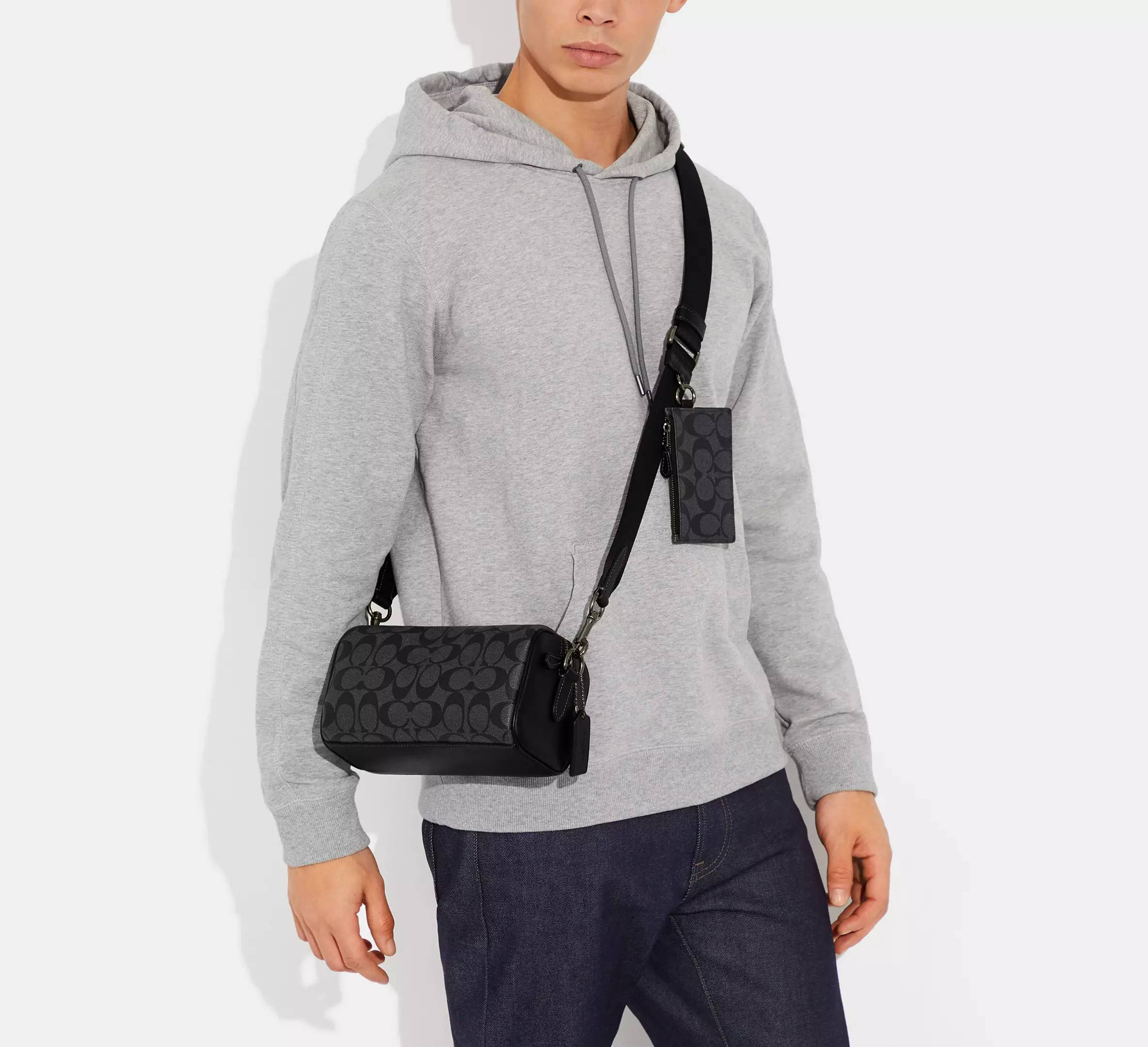 Túi Coach Axel Crossbody ‘Black’ CJ674-QBO4G - Ảnh 3