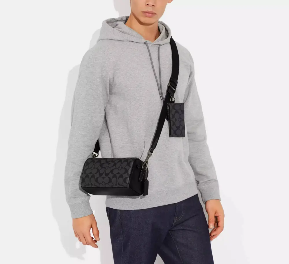 Túi Coach Axel Crossbody ‘Black’ CJ674-QBO4G - Ảnh 3