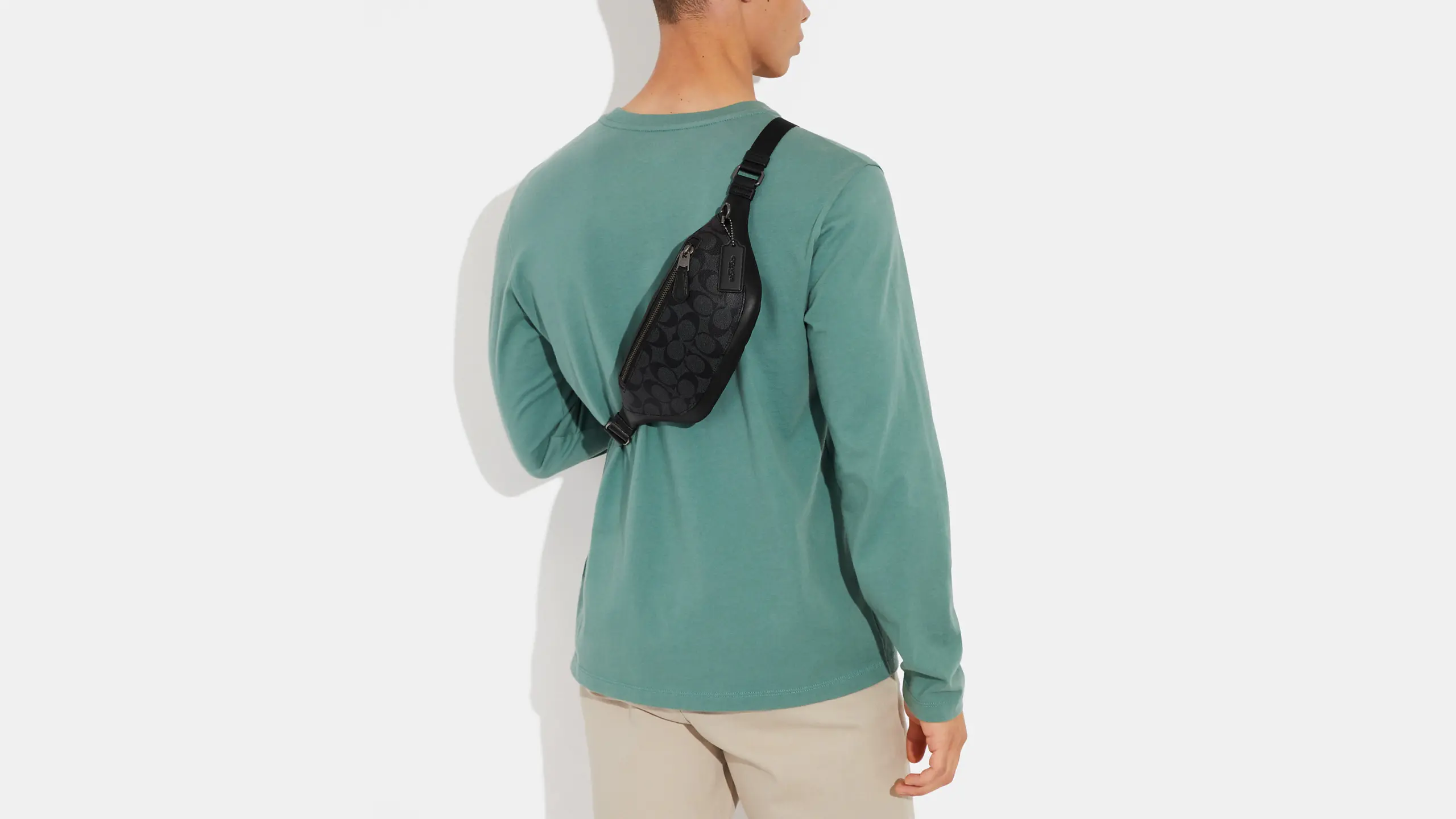 Túi Coach Warren Mini Belt ‘Black’ CJ707-QBO4G - Ảnh 2