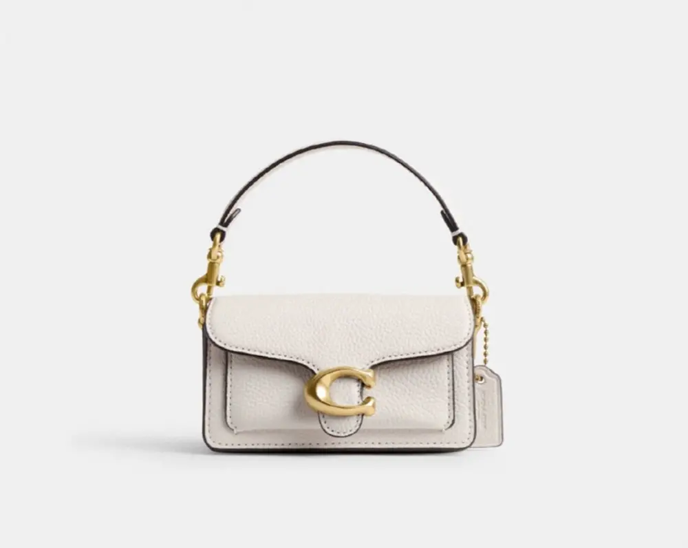 Túi Coach Tabby 12 ‘Chalk’ CN731-B4HA - Ảnh 4