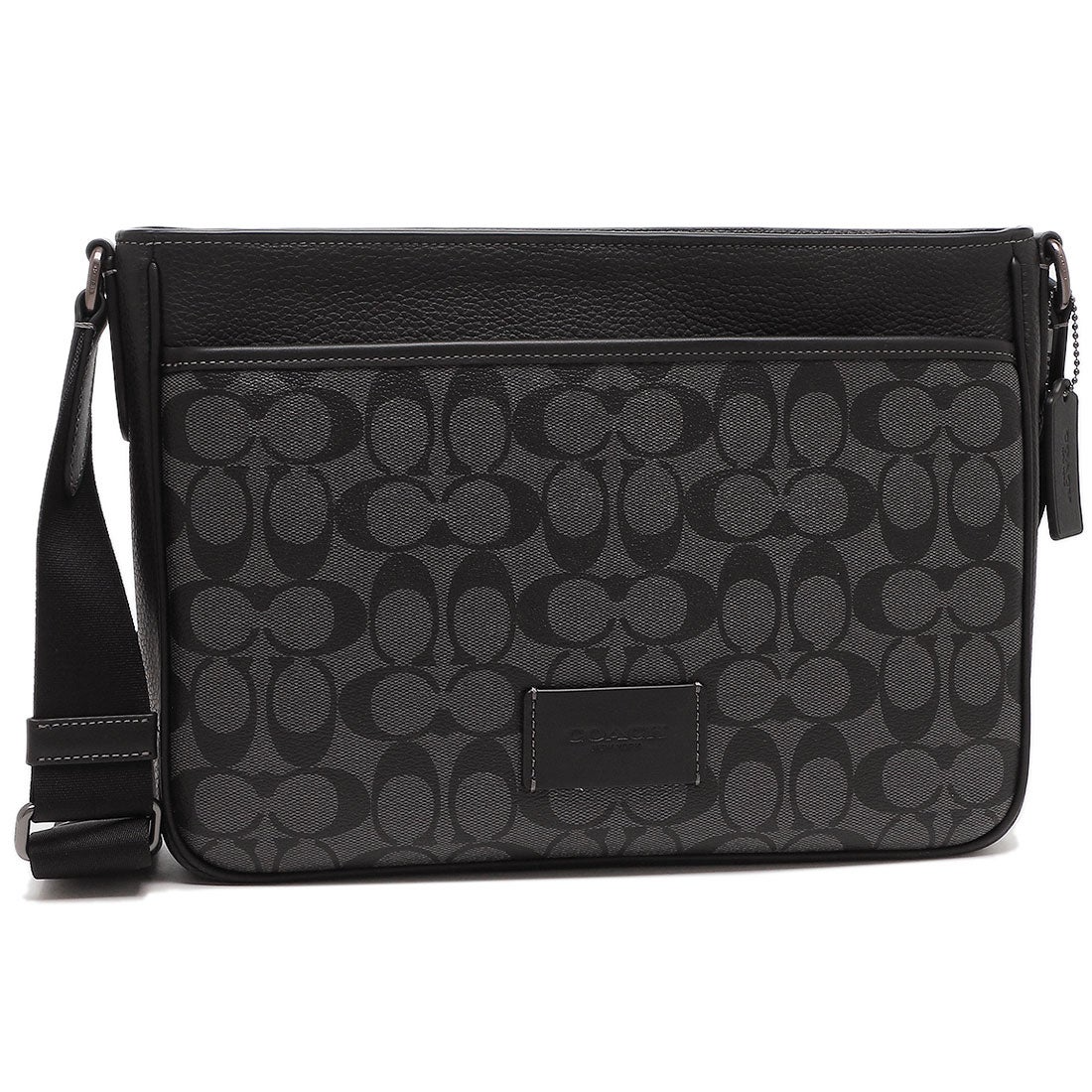 Túi Coach Shoulder Bag ‘Black Grey’ CH078-QBMI5
