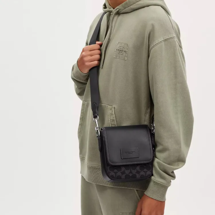 Túi Coach Lucas Crossbody ‘Denim’ CO916-SVBK - Ảnh 3