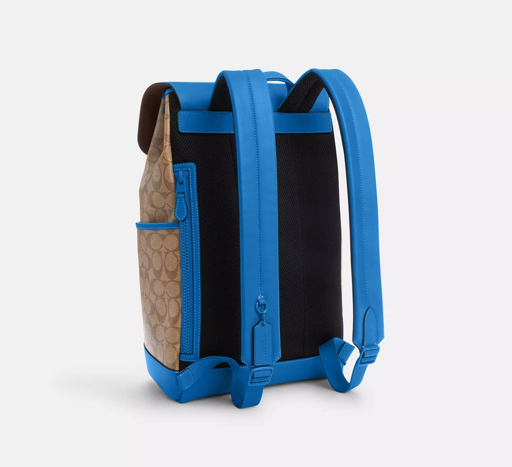 Balo Coach Track In Colorblock ‘Blue’ CP019-1JWG3 - Ảnh 2