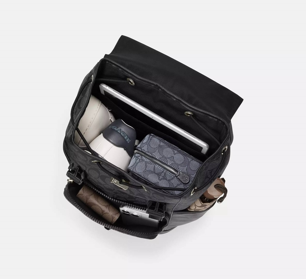 Balo Coach Track In Colorblock ‘Blue’ CP019-1JWG3 - Ảnh 3