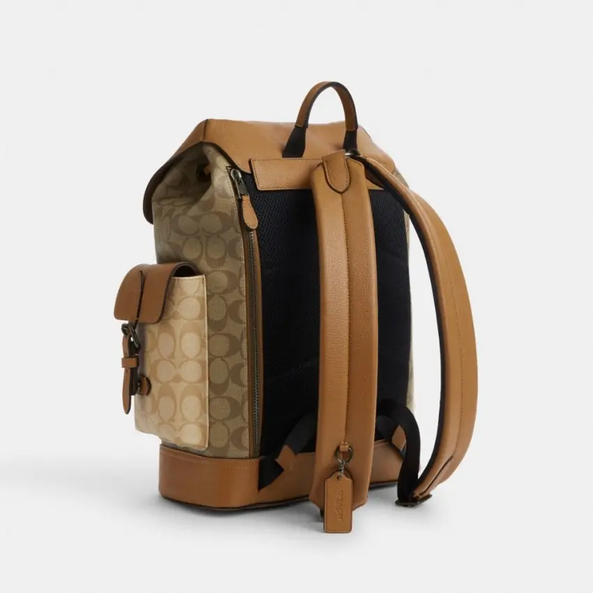 Balo Coach Hudson Colorblock ‘Brown’ CR335-QBMYC - Ảnh 3