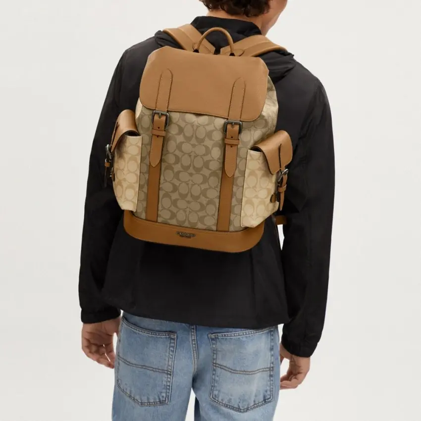 Alternative view of Balo Coach Hudson Colorblock ‘Brown’ CR335-QBMYC