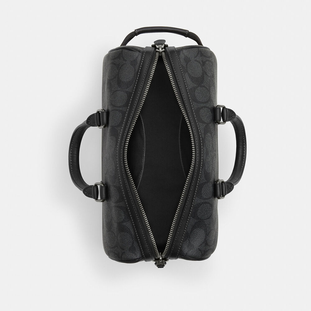 Túi Coach Venturer Duffle 27 In Signature ‘Charcoal’ CT840-QBMI5 - Ảnh 3