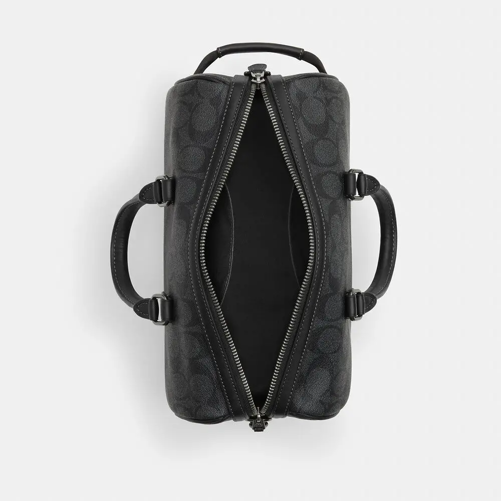 Túi Coach Venturer Duffle 27 In Signature ‘Charcoal’ CT840-QBMI5 - Ảnh 3