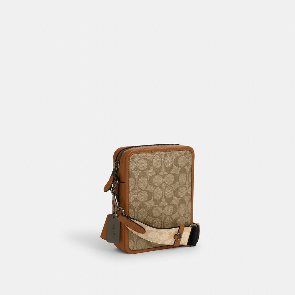 Túi Coach Sullivan Crossbody In Blocked ‘Saddle’ CS603-QBMYC - Ảnh 3