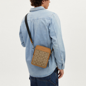 Alternative view of Túi Coach Sullivan Crossbody In Blocked ‘Saddle’ CS603-QBMYC
