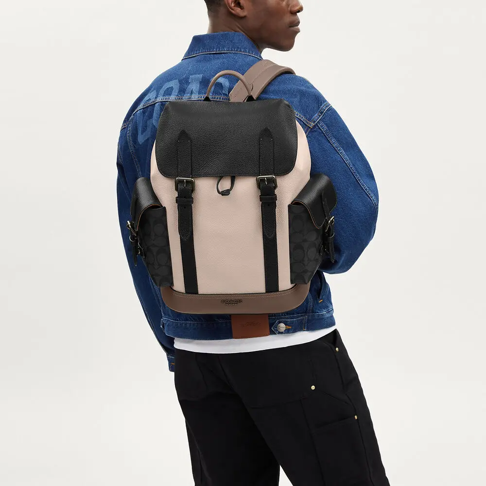 Balo Coach Hudson In Colorblock ‘Steam’ CT835-QBX7Q - Ảnh 3