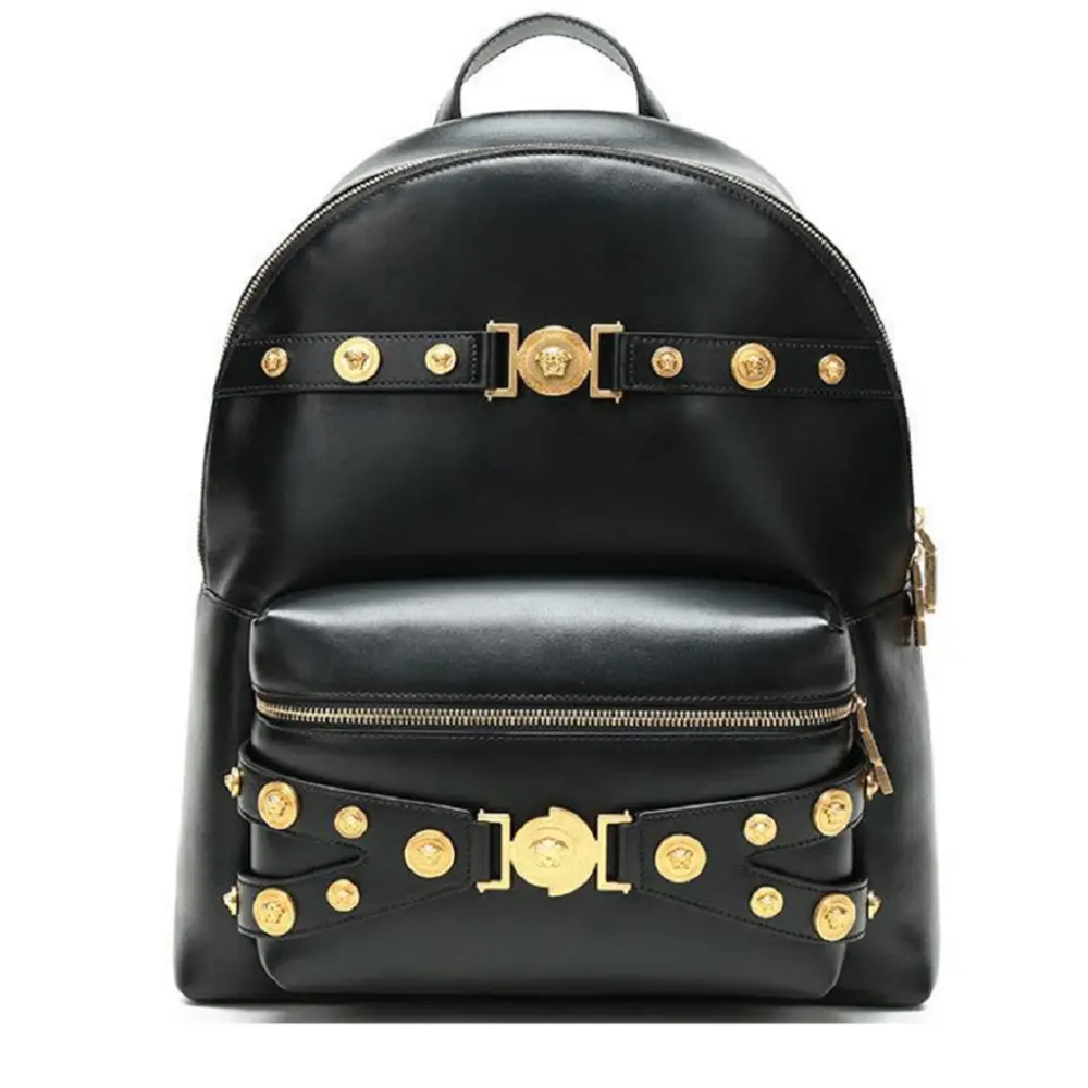 Balo Versace Leather Backpack ‘Black’ DFZ7321-DVTE5-K41OT