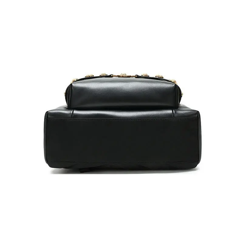 Balo Versace Leather Backpack ‘Black’ DFZ7321-DVTE5-K41OT - Ảnh 3
