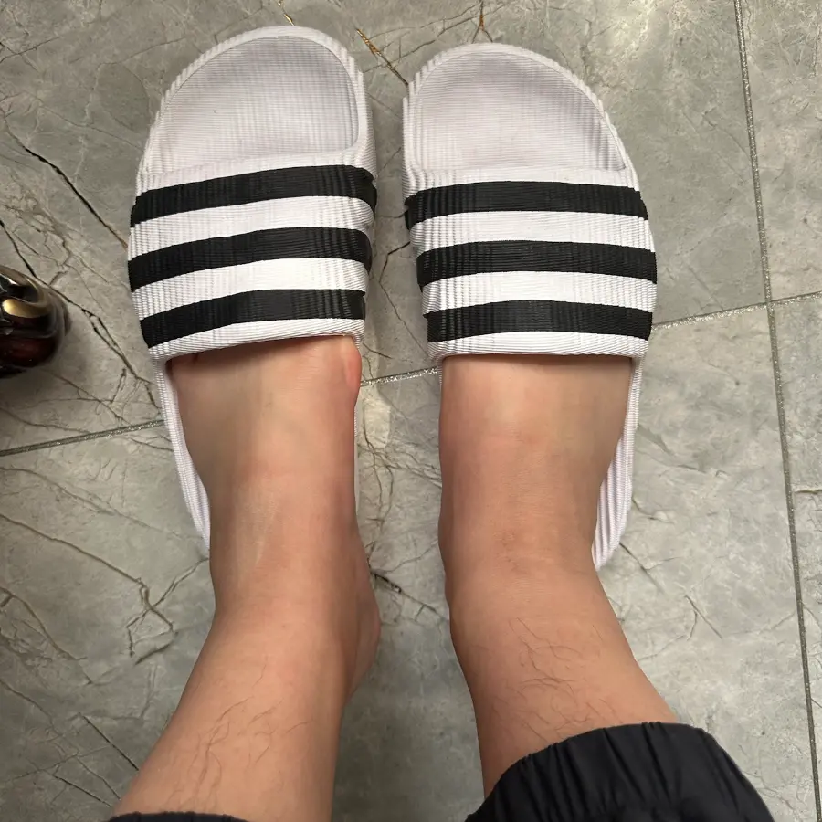 Dép Adidas Adilette 22 Slide ‘White Black’ IF3668 - Ảnh 4