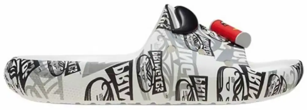 Dép Crocs Classic Slide x Pringles ‘White Black’ 209692-066