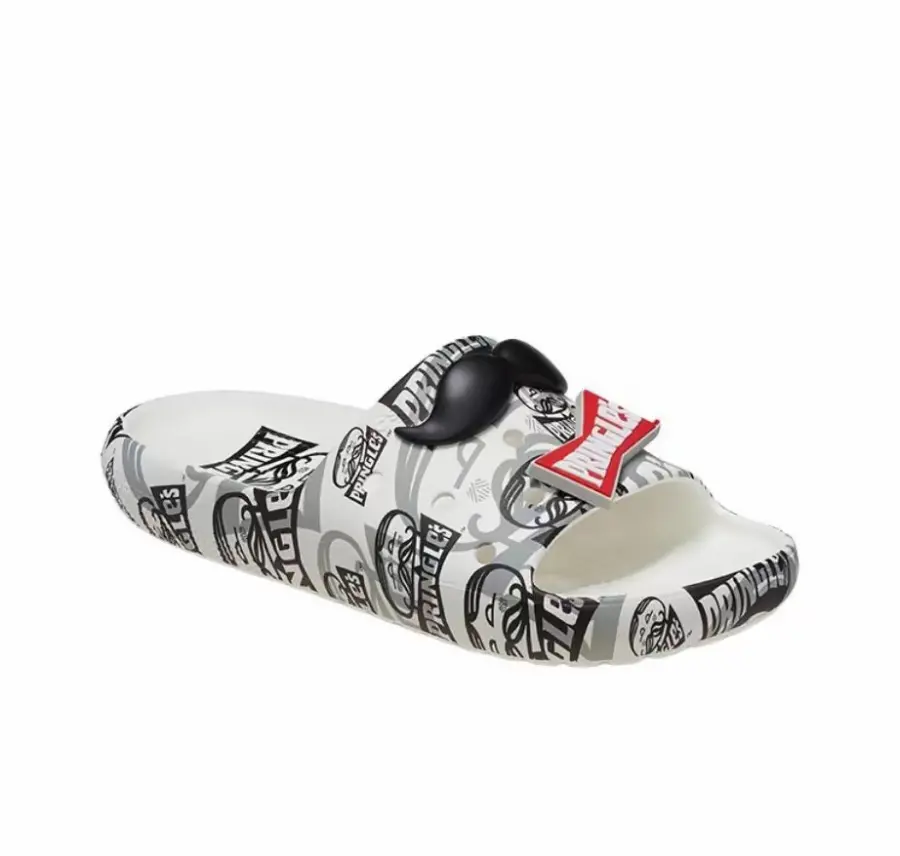 Alternative view of Dép Crocs Classic Slide x Pringles ‘White Black’ 209692-066