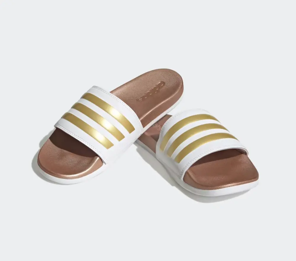 Dép adidas Adilette Comfort 'Matte Gold' H03618 - Ảnh 4