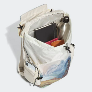 Alternative view of Balo Beige Explorer Primegreen Graphic Backpack GH7213