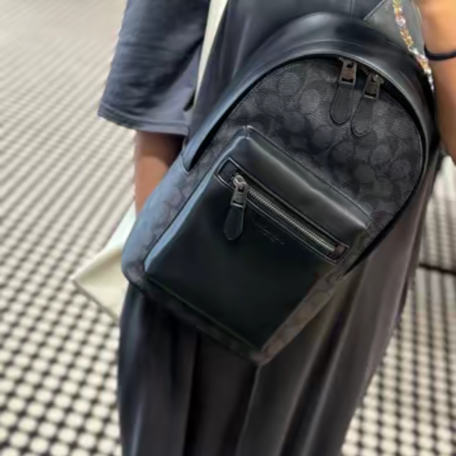 Túi Coach West 20 ‘Black’ F2853-QBAF4 - Ảnh 2