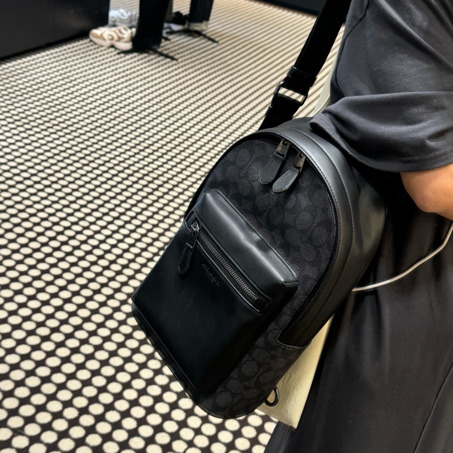 Túi Coach West 20 ‘Black’ F2853-QBAF4 - Ảnh 3