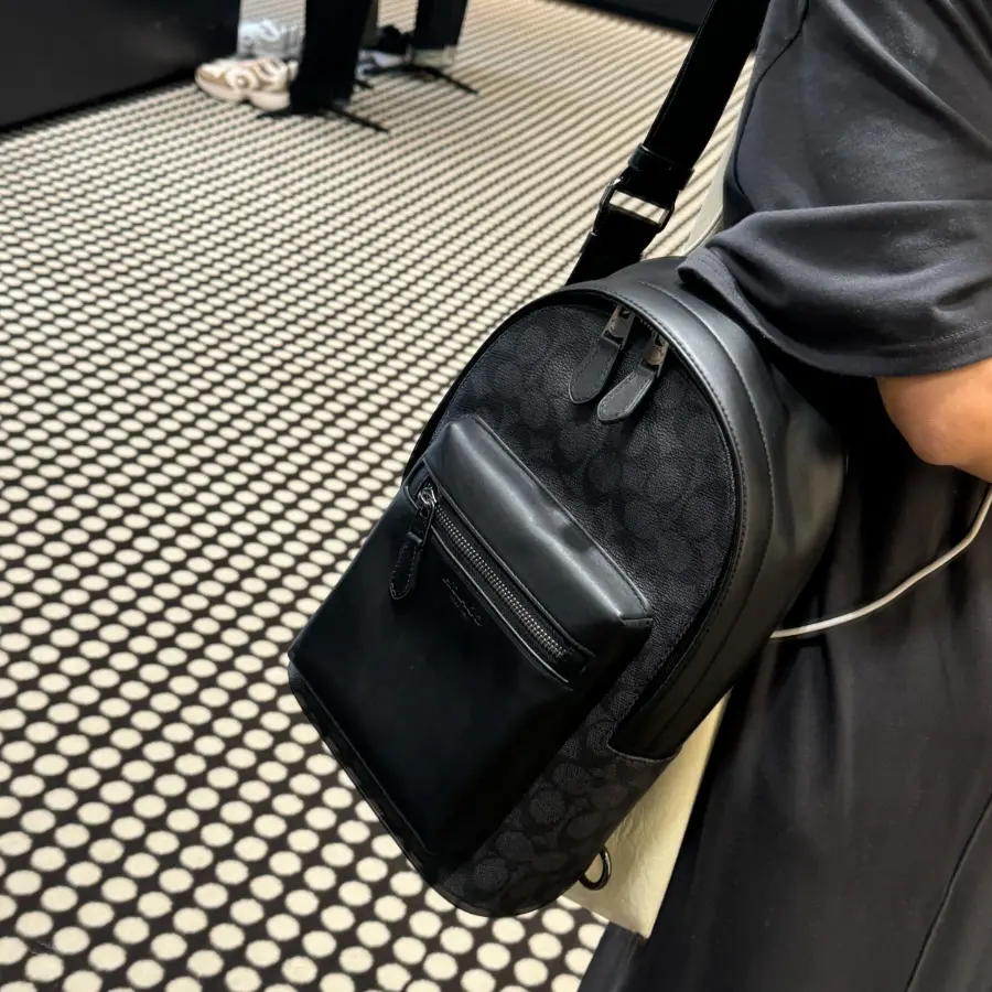 Túi Coach West 20 ‘Black’ F2853-QBAF4 - Ảnh 3