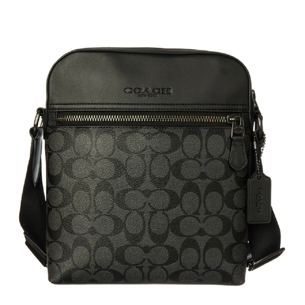 Túi Coach Bag Signature ‘Gray Black’ F4010-QBMI5