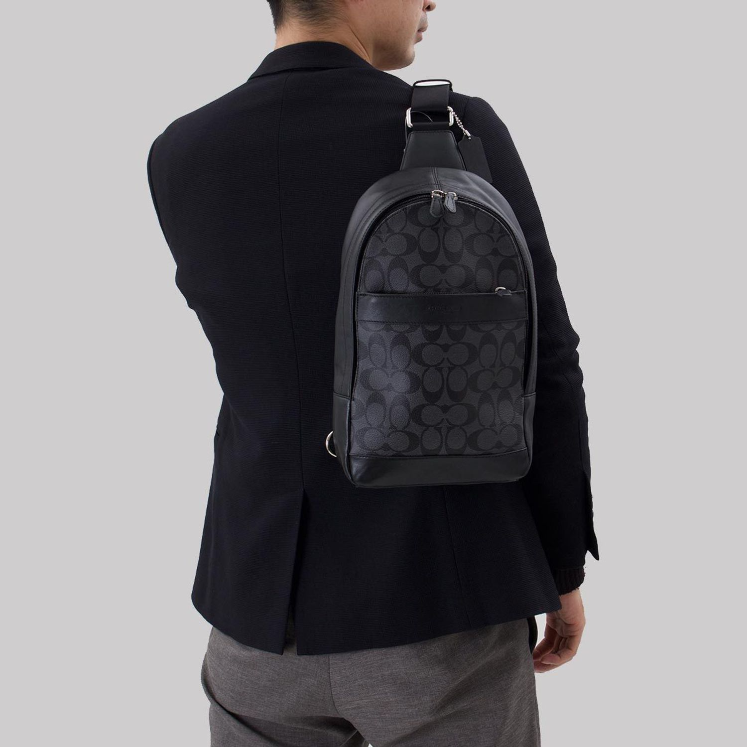 Túi Coach Charles Pack ‘Black’ F54787-CQBK - Ảnh 2