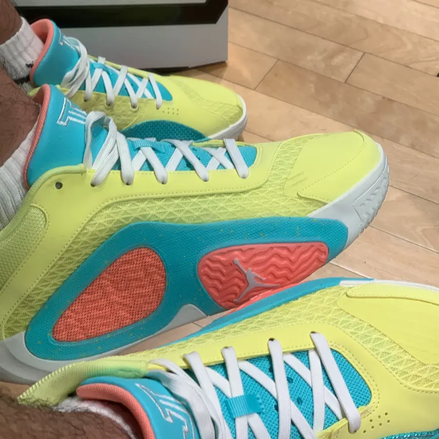 Giày Nike Air Jordan Tatum 2 ‘Lemonade’ FJ6457-700 - Ảnh 4
