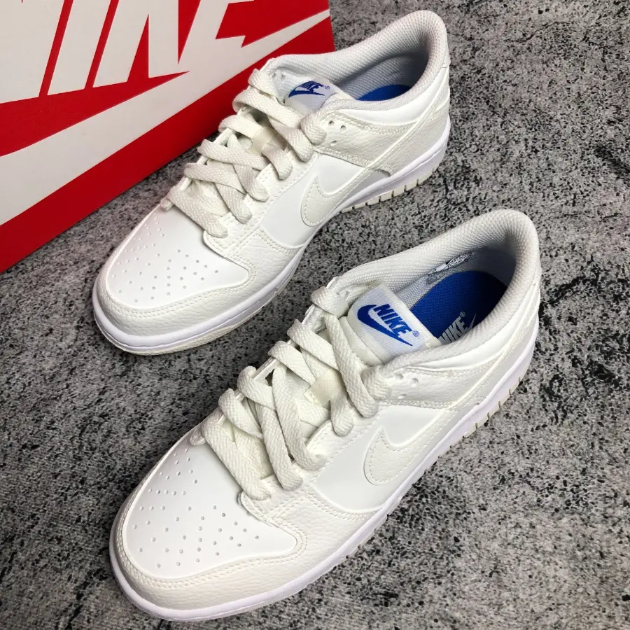 Giày Nike Dunk Low SE GS ‘Sail Croc’ FV7472-100 - Ảnh 5