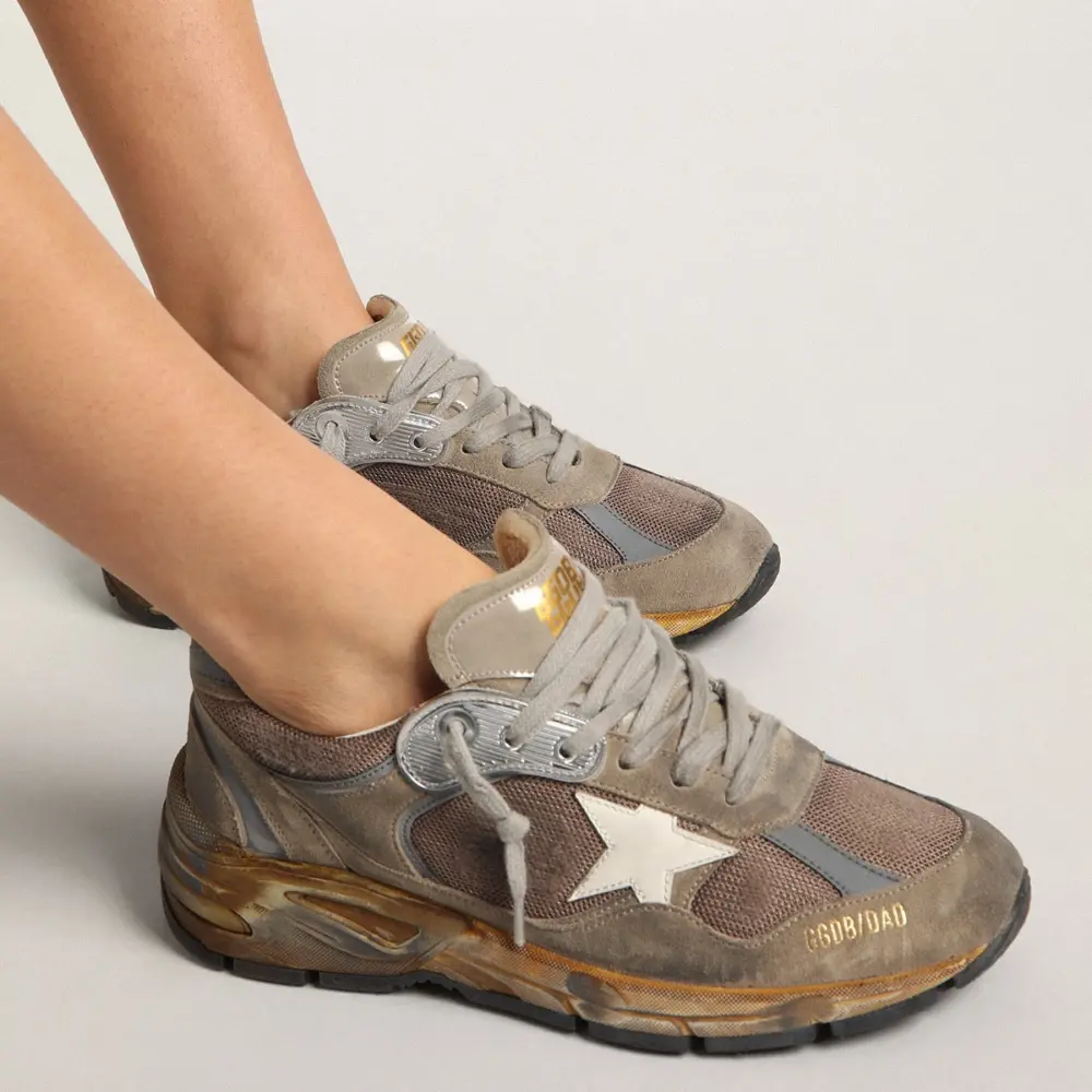 Giày Golden Goose Dad-Star ‘Dove Grey’ GMF00199-F003271-81751 - Ảnh 4