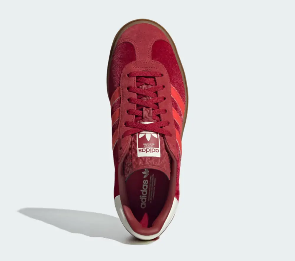 Alternative view of Giày adidas Gazelle Bold 'Bright Red' IG4388