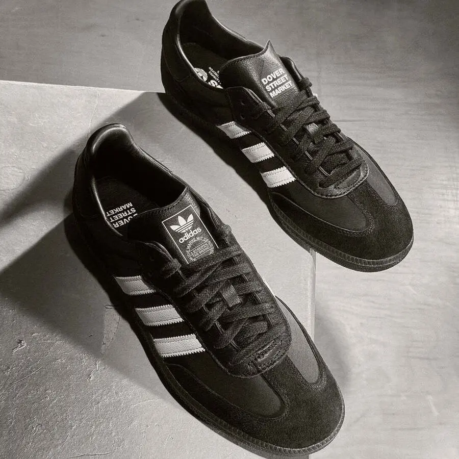 Giày Adidas Dover Street Market x Samba ‘Black White’ IH4979 - Ảnh 5