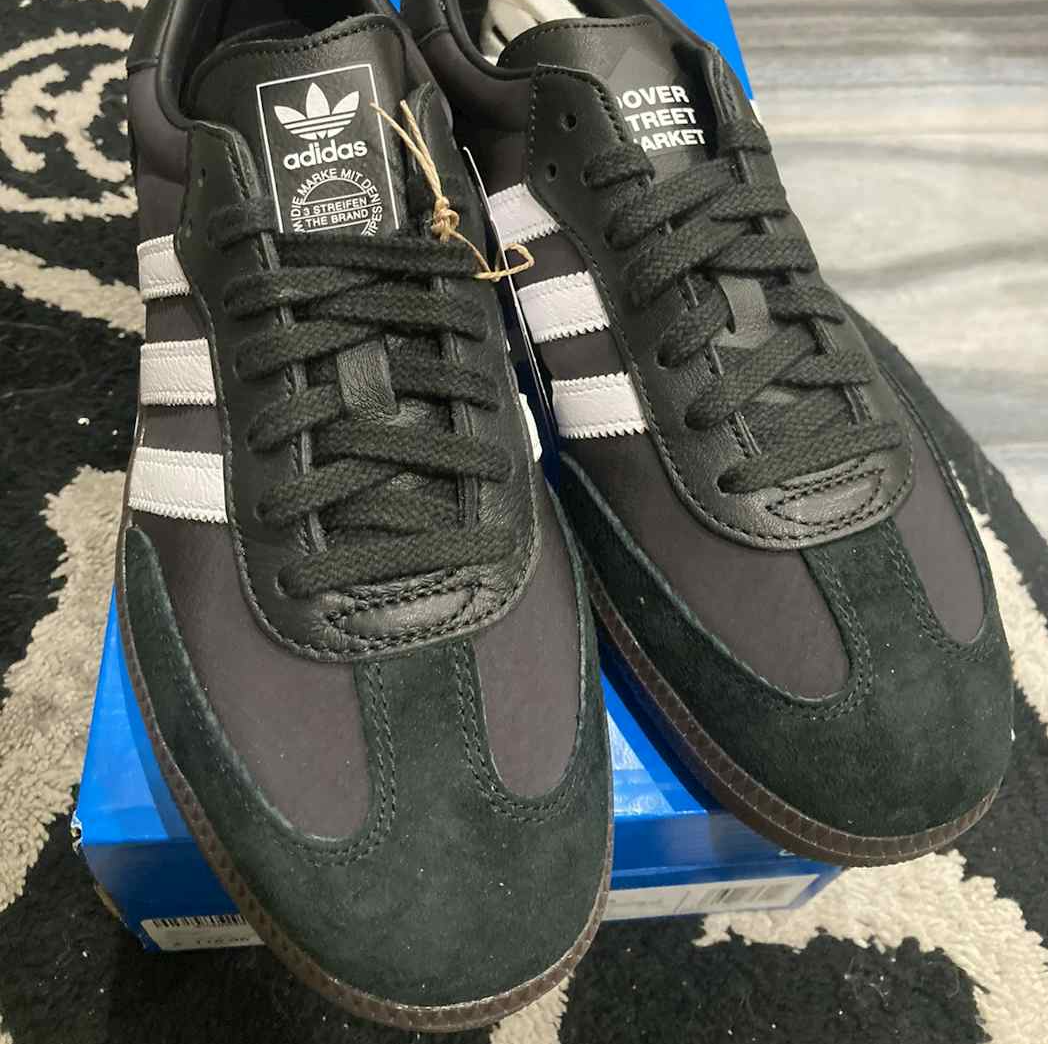 Giày Adidas Dover Street Market x Samba ‘Black White’ IH4979 - Ảnh 4