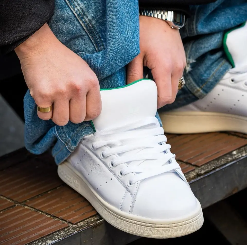 Giày Adidas Originals Stan Smith XLG ‘White Green’ IF6215 - Ảnh 5