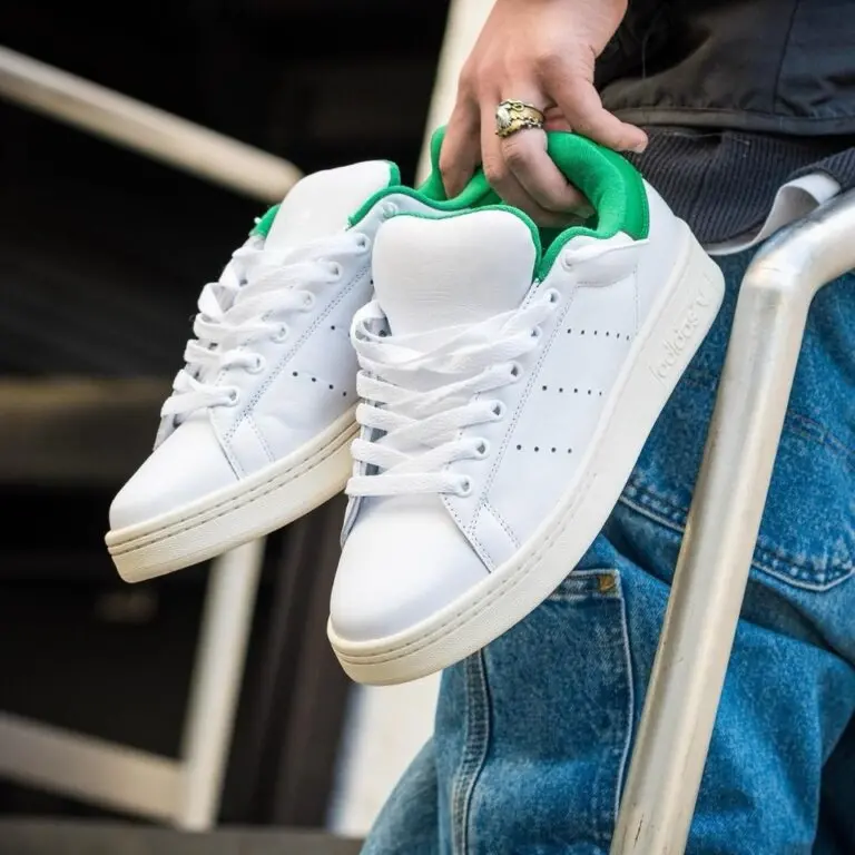 Giày Adidas Originals Stan Smith XLG ‘White Green’ IF6215 - Ảnh 4