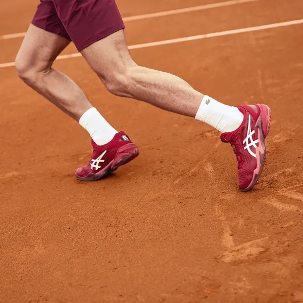 Giày Asics Court FF 3 Novak Clay ‘Cranberry’ 1041A362-962 - Ảnh 3