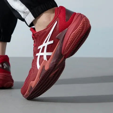 Alternative view of Giày Asics Court FF 3 Novak Clay ‘Cranberry’ 1041A362-962