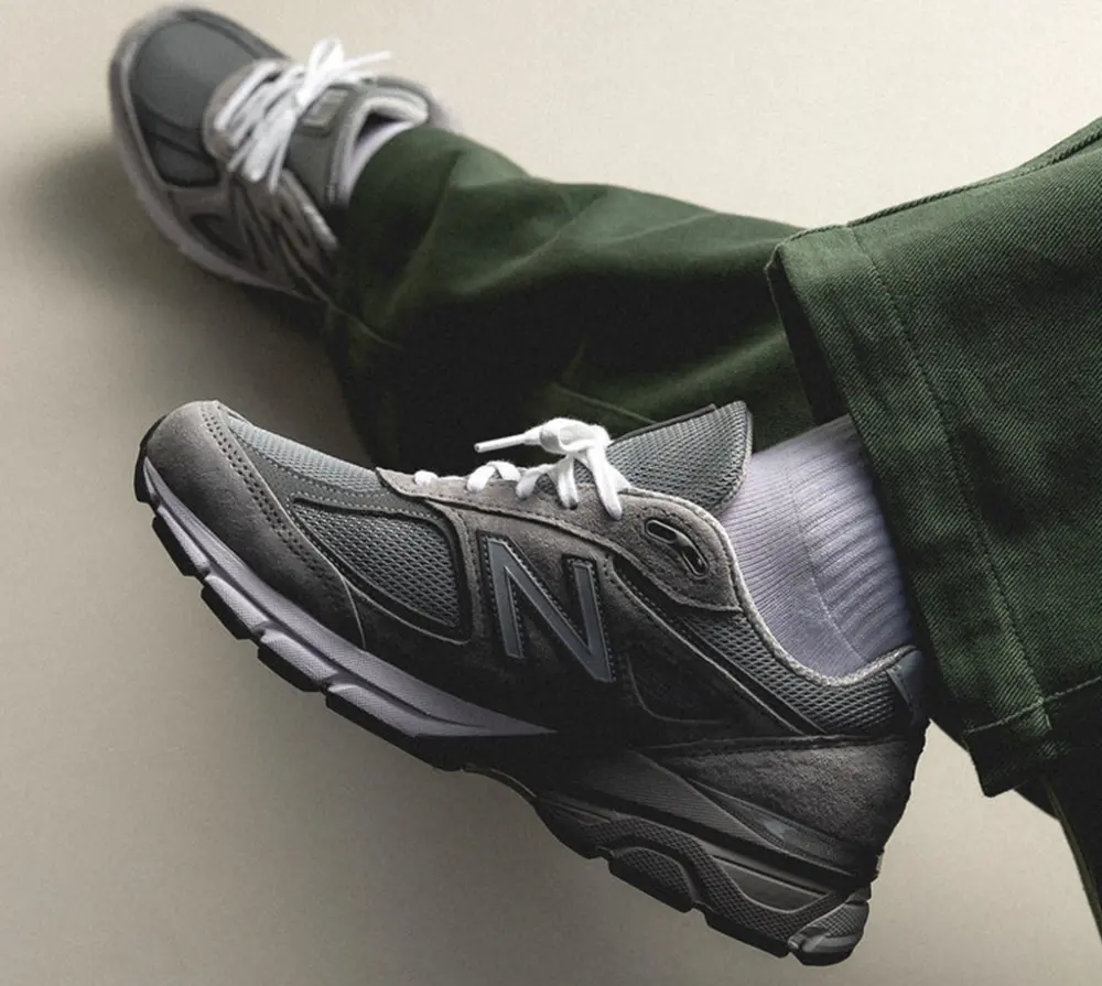Giày New Balance 990V4 Made In USA ‘Grey Silver’ U990GR4 - Ảnh 3