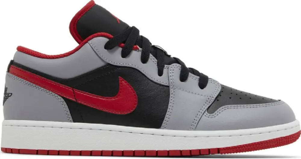 Giày Nike Air Jordan 1 Low GS ‘Cement Fire Red’ 553560-060
