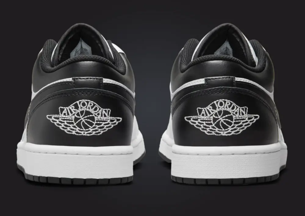 Giày Nike Air Jordan 1 Low ‘White Black’ 553560-132 - Ảnh 3