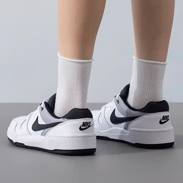Giày Nike Full Force Low GS ‘White Black’ FV5929-101 - Ảnh 3