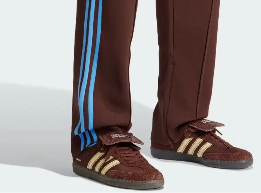 Giày Adidas x Wales Bonner Nylon Samba ‘Fox Brown’ IE0579 - Ảnh 3