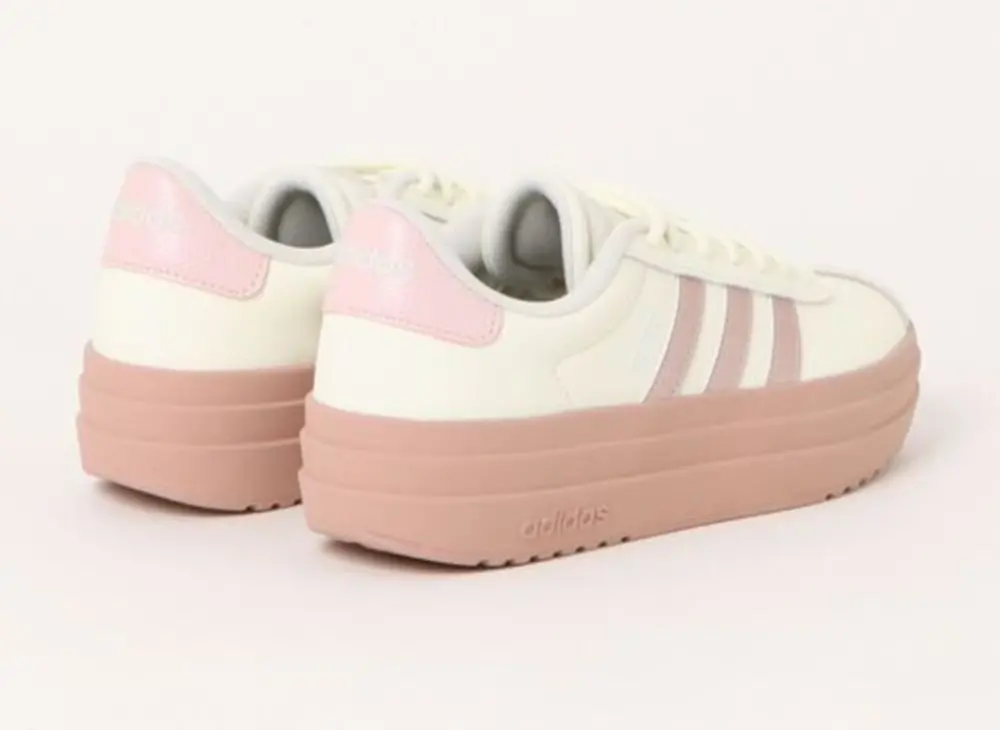 Giày Adidas Baskets Femme VL Court Bold 'Ivory Pink' IH3080 - Ảnh 4