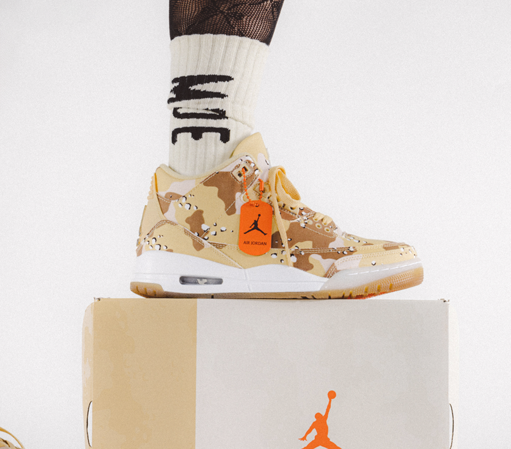 Giày Nike Air Jordan 3 Retro WNBA 'Desert Camo' HM4301-200 - Ảnh 3