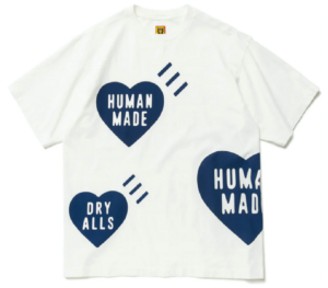 Áo Human Made Big Heart T-Shirt ‘Navy’