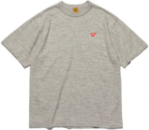 Áo Human Made Heart Badge T-Shirt FW22 ‘Grey’