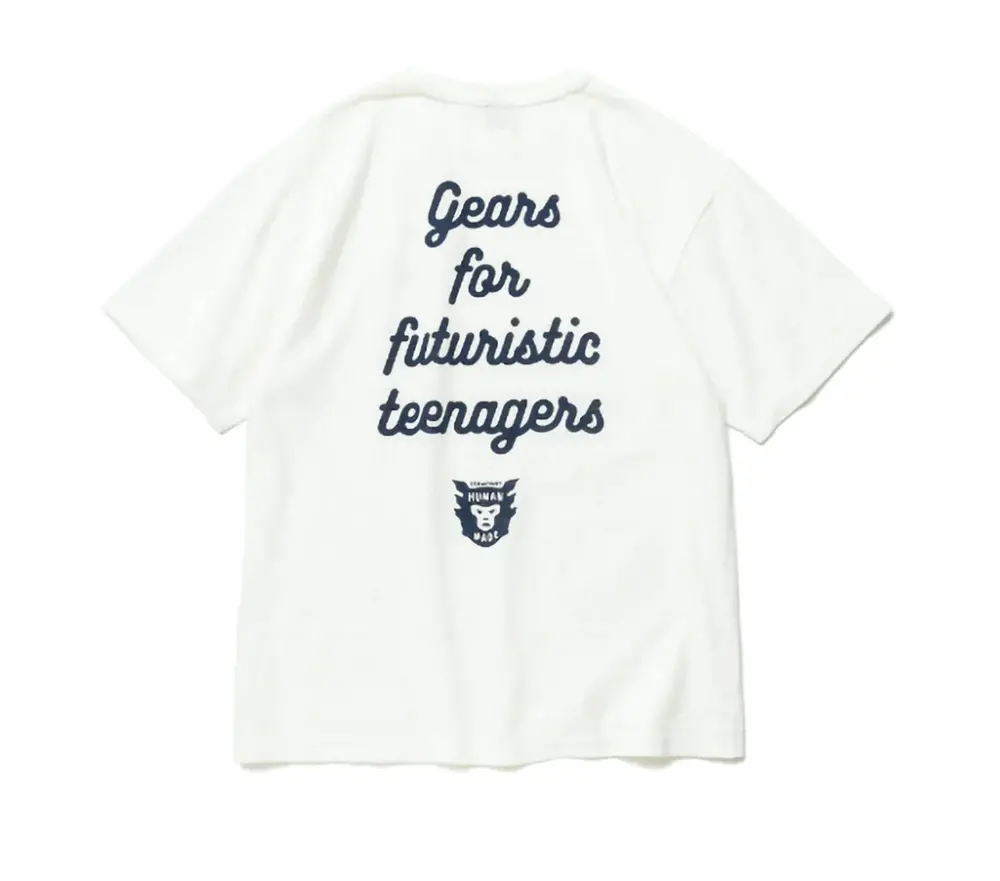 Alternative view of Áo Human Made Navy Heart Badge T-Shirt ‘White’