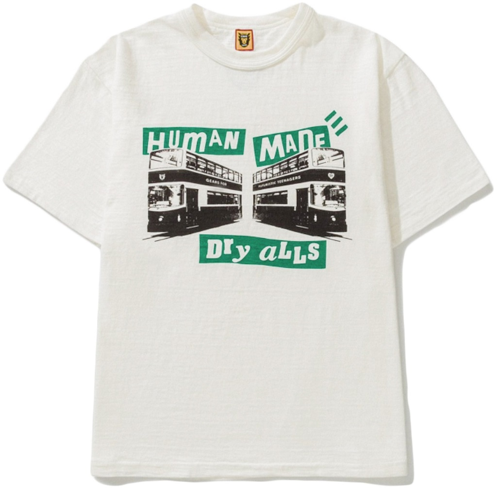 Áo Human Made x HBX SS22 Hong Kong ‘White’